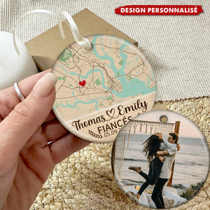 Ornement Céramique Personnalisé – Un cadeau significatif pour les couples