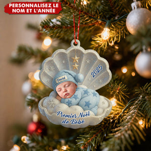 Ornement de Premier Noël de Bébé - Cadeau Unique et Tendre