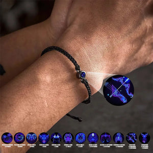 Bracelet Énergétique Ajustable – Signe du Zodiaque et Manifestation