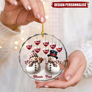 Décoration de Noël Personnalisée - Cadeau Familial Unique