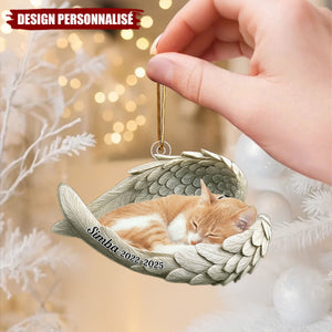 Décoration Commémorative Personnalisée – Ange Gardien pour Animal de Compagnie