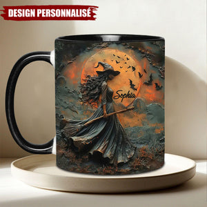 Mug Personnalisé Sorcière Mystique - Cadeau Unique et Enchanteur