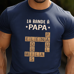 T-shirt Personnalisé “La Bande à Papa” – Cadeau Unique pour les Papas