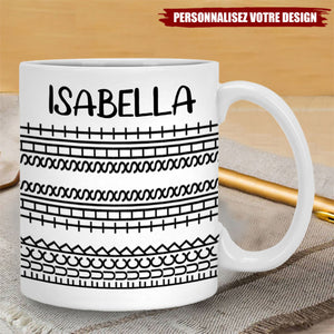 Deviens folle avec moi – Mug personnalisé – Cadeau pour meilleures amies, sœurs, membres de la famille, collègues