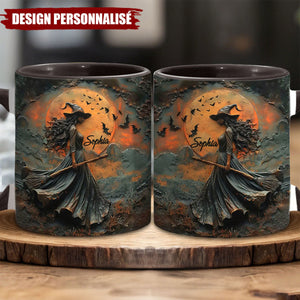 Mug Personnalisé Sorcière Mystique - Cadeau Unique et Enchanteur