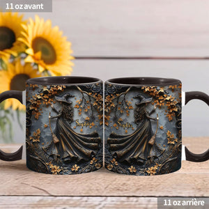 Mug Personnalisé Sorcière Élégante - Cadeau Unique et Envoûtant