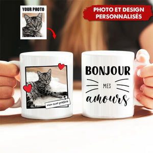 Mug Personnalisé avec Photo et Texte – Cadeau Unique pour les Amoureux des Animaux