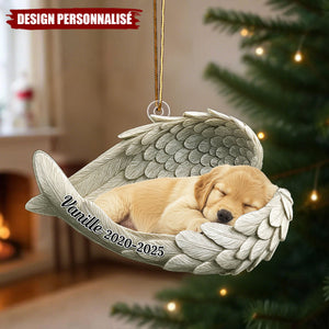 Décoration Commémorative Personnalisée – Ange Gardien pour Animal de Compagnie