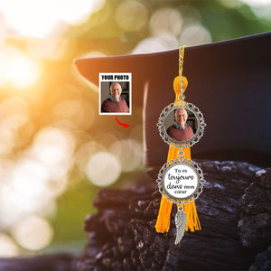 Médaillon Personnalisé de Remise de Diplôme – Toujours à Tes Côtés