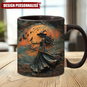 Mug Personnalisé Sorcière Mystique - Cadeau Unique et Enchanteur