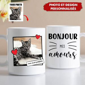 Mug Personnalisé avec Photo et Texte – Cadeau Unique pour les Amoureux des Animaux
