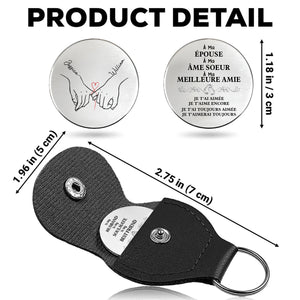 Porte-Clés couple personnalisé - À Mon Mari, Mon Âme Soeur, Mon Meilleur Ami