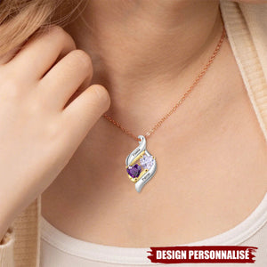 Collier Cœurs Entrelacés Personnalisé – Cadeau Romantique et Unique