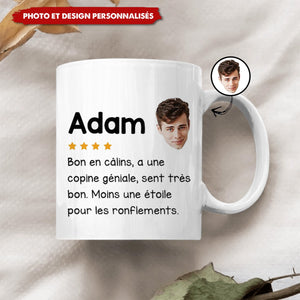 Mug Personnalisé Avis Drôle - Avec Nom & Photo
