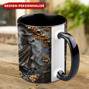 Mug Personnalisé Sorcière Élégante - Cadeau Unique et Envoûtant