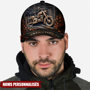 Casquette Moto Personnalisée avec Nom – Cadeau Unique pour Motards