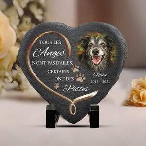 Pierre Funéraire Personnalisée – Tous les Anges n'ont pas d'ailes