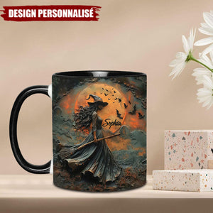 Mug Personnalisé Sorcière Mystique - Cadeau Unique et Enchanteur