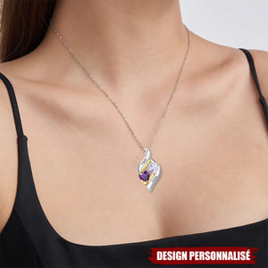 Collier Cœurs Entrelacés Personnalisé – Cadeau Romantique et Unique