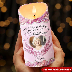 Bougie LED Personnalisée - Hommage Émotionnel pour proche
