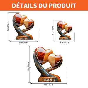 Toi et Moi, On Gère Ça – Plaque Acrylique Personnalisée en Forme de Couple