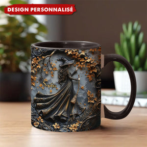Mug Personnalisé Sorcière Élégante - Cadeau Unique et Envoûtant