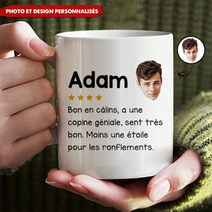 Mug Personnalisé Avis Drôle - Avec Nom & Photo