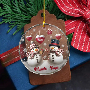 Décoration de Noël Personnalisée - Cadeau Familial Unique