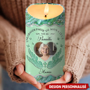 Bougie LED Personnalisée - Hommage Émotionnel pour proche