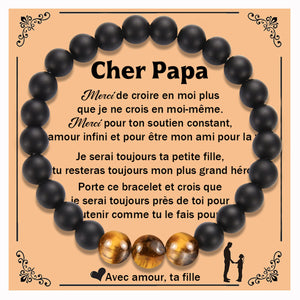 Bracelet Personnalisé – Cadeau Émotionnel pour Papa