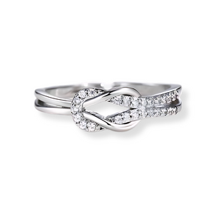 Bague Nœud d'Amour – Symbole de Lien Éternel