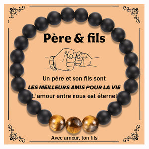 Bracelet Personnalisé – Cadeau Émotionnel pour Papa