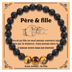 Bracelet Personnalisé – Cadeau Émotionnel pour Papa