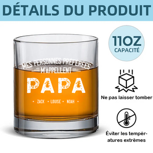 Verre à Whisky Personnalisé – Ma Personne Préférée M’Appelle...