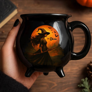 Mug Chaudron de Sorcière Personnalisé – Cadeaux d’Halloween Sorciers et Envoûtants