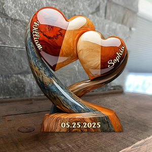 Toi et Moi, On Gère Ça – Plaque Acrylique Personnalisée en Forme de Couple