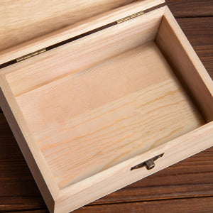 Boîte de rangement en bois personnalisée – Cadeau Unique pour Nouveau-né