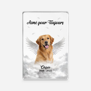 Plaque Commémoratif Personnalisé pour Animaux – "Aimé pour Toujours"