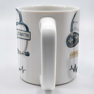 Mug Personnalisé pour Médecin avec Nom – Cadeau Unique pour Docteurs et Professionnels de Santé
