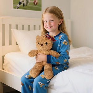 Ours en Peluche Personnalisé avec Numéro – Cadeau Unique pour Enfants ou Couples