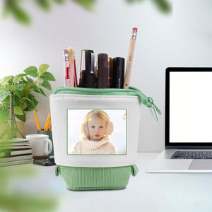 Trousse à Crayons Personnalisée – Avec Prénom ou Photo, Design Arc-en-Ciel Mignon
