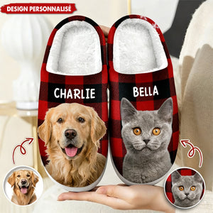 Chaussons Douillets Personnalisés avec Photo - Cadeau Douillet et Unique