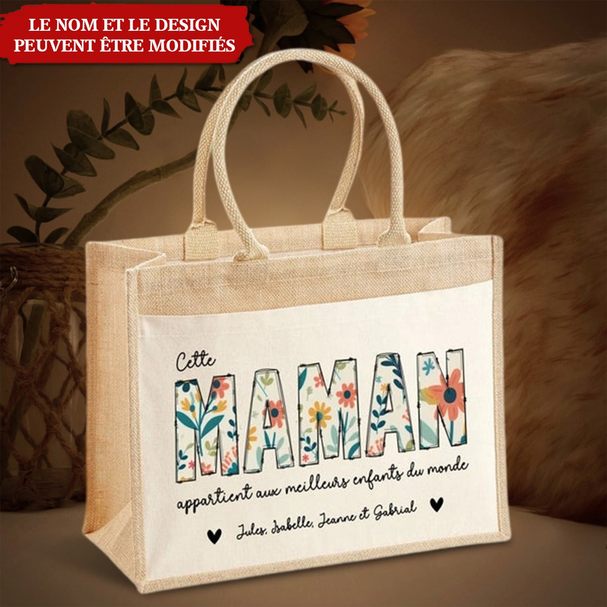 Meilleure maman - Sac personnalisé pour maman et mamie