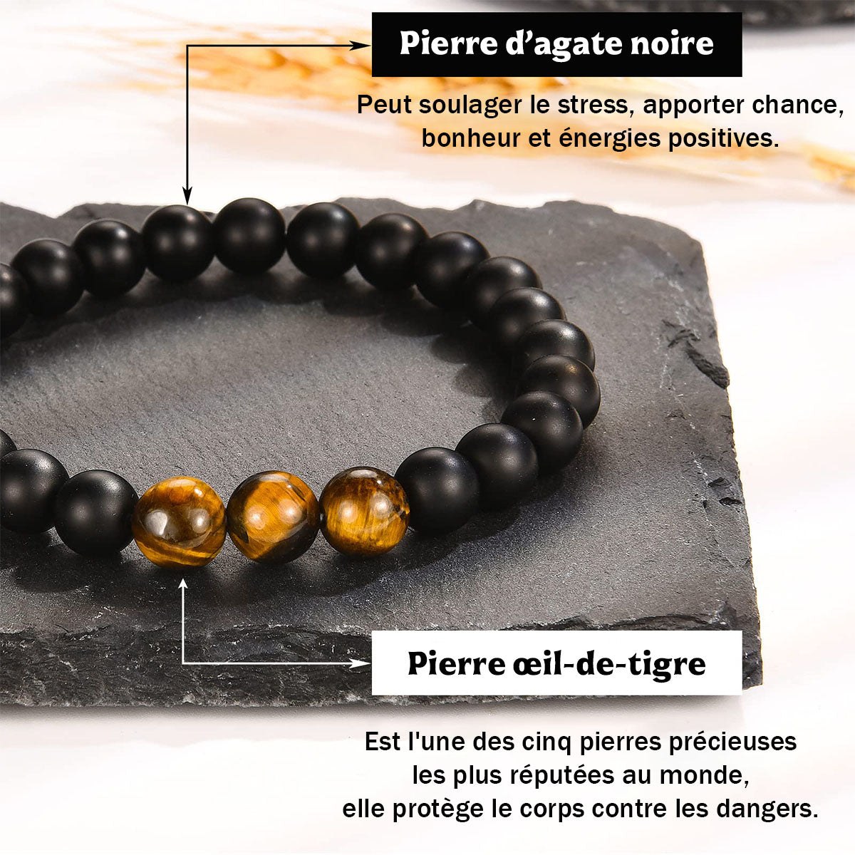 Bracelet Personnalisé – Cadeau Émotionnel pour Papa