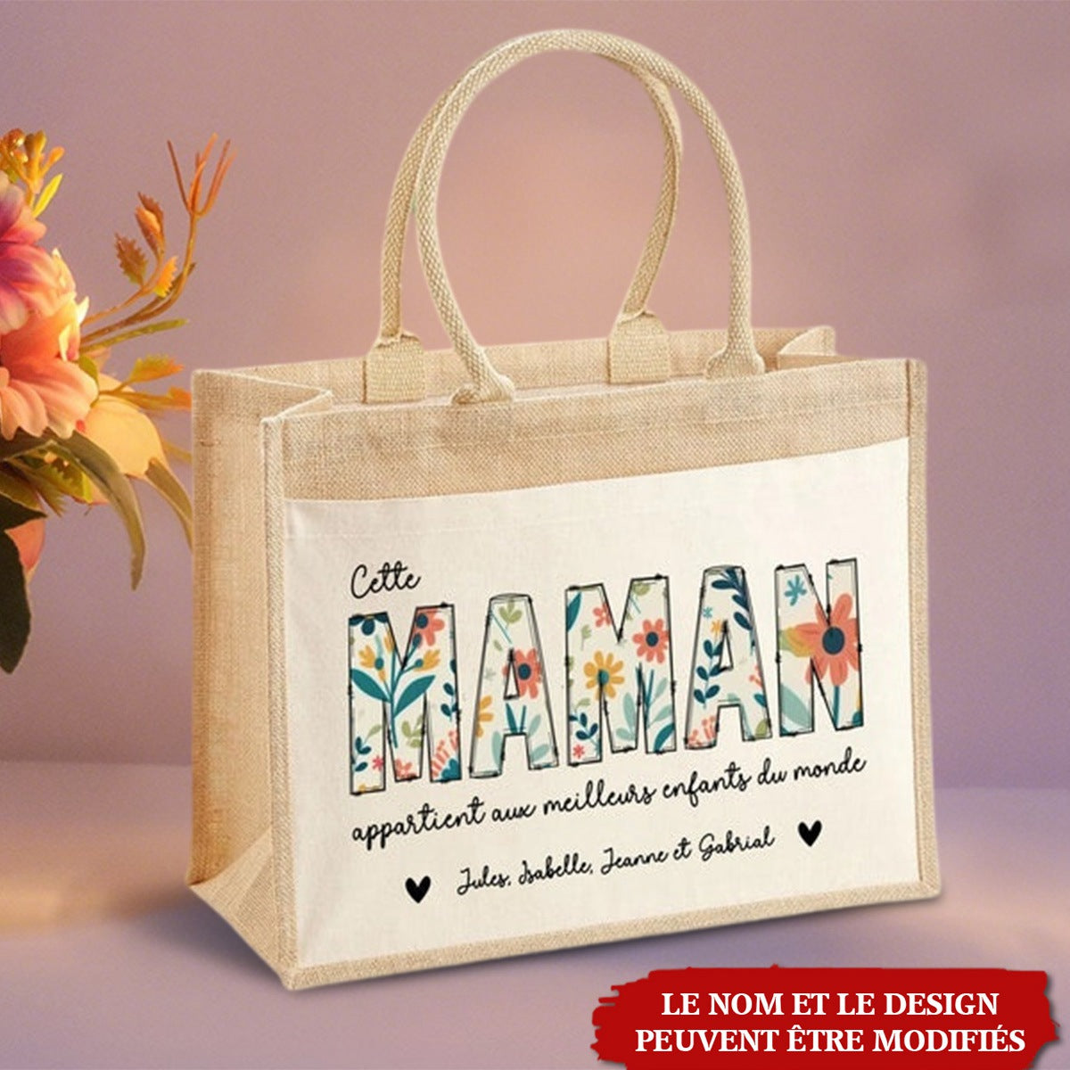 Meilleure maman - Sac personnalisé pour maman et mamie