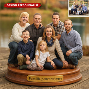 Plaque Photo Familiale Personnalisée – Un Cadeau Unique pour la Famille