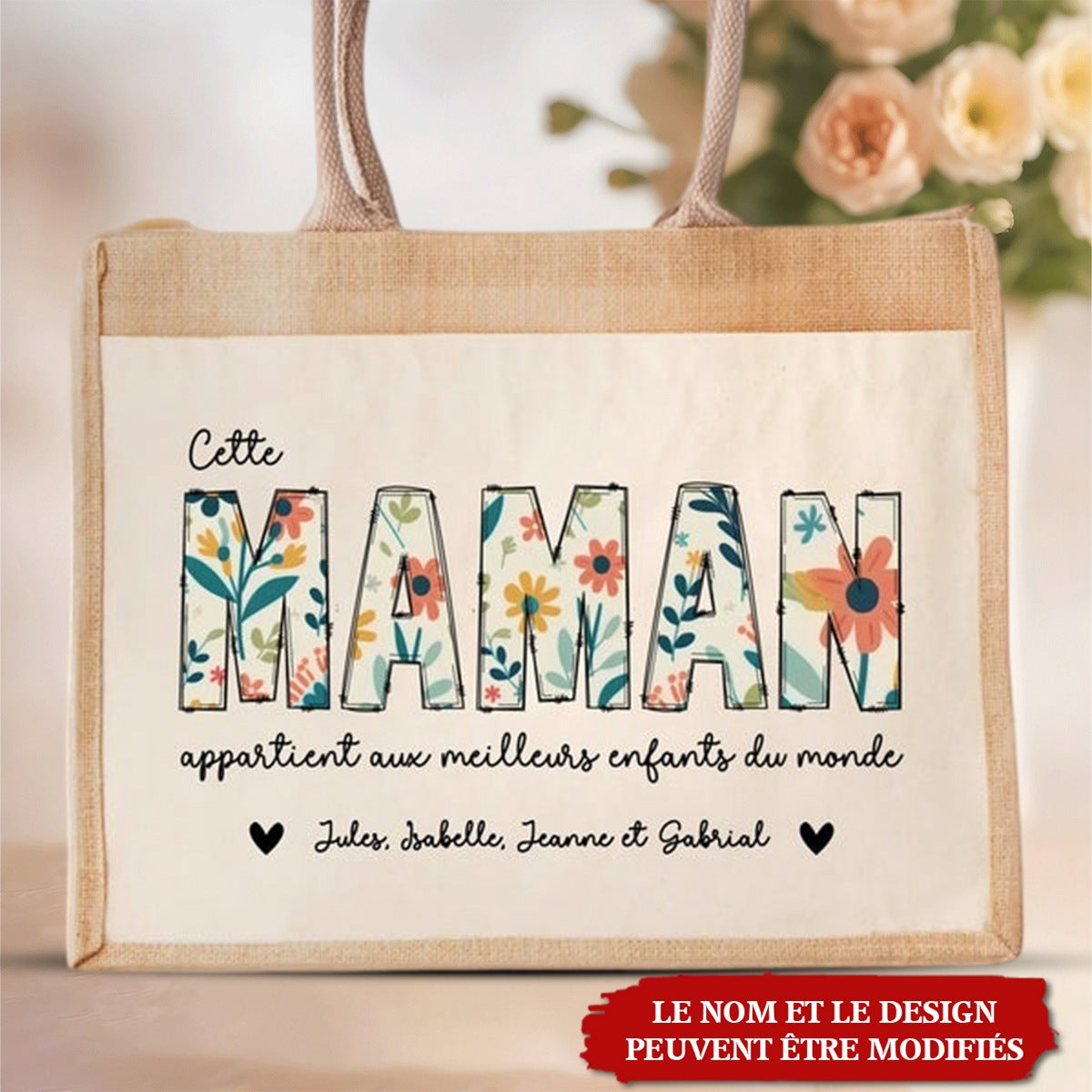 Meilleure maman - Sac personnalisé pour maman et mamie