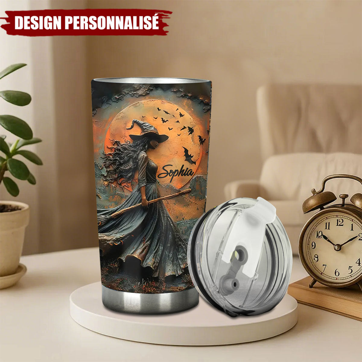 Gobelet Sorcière Personnalisé – Élégant et Mystérieux