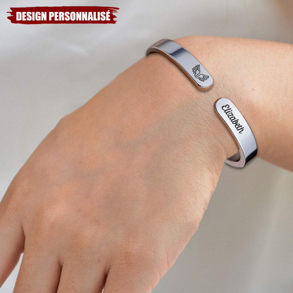 Bracelet Personnalisé – Hommage Éternel à un Être Cher