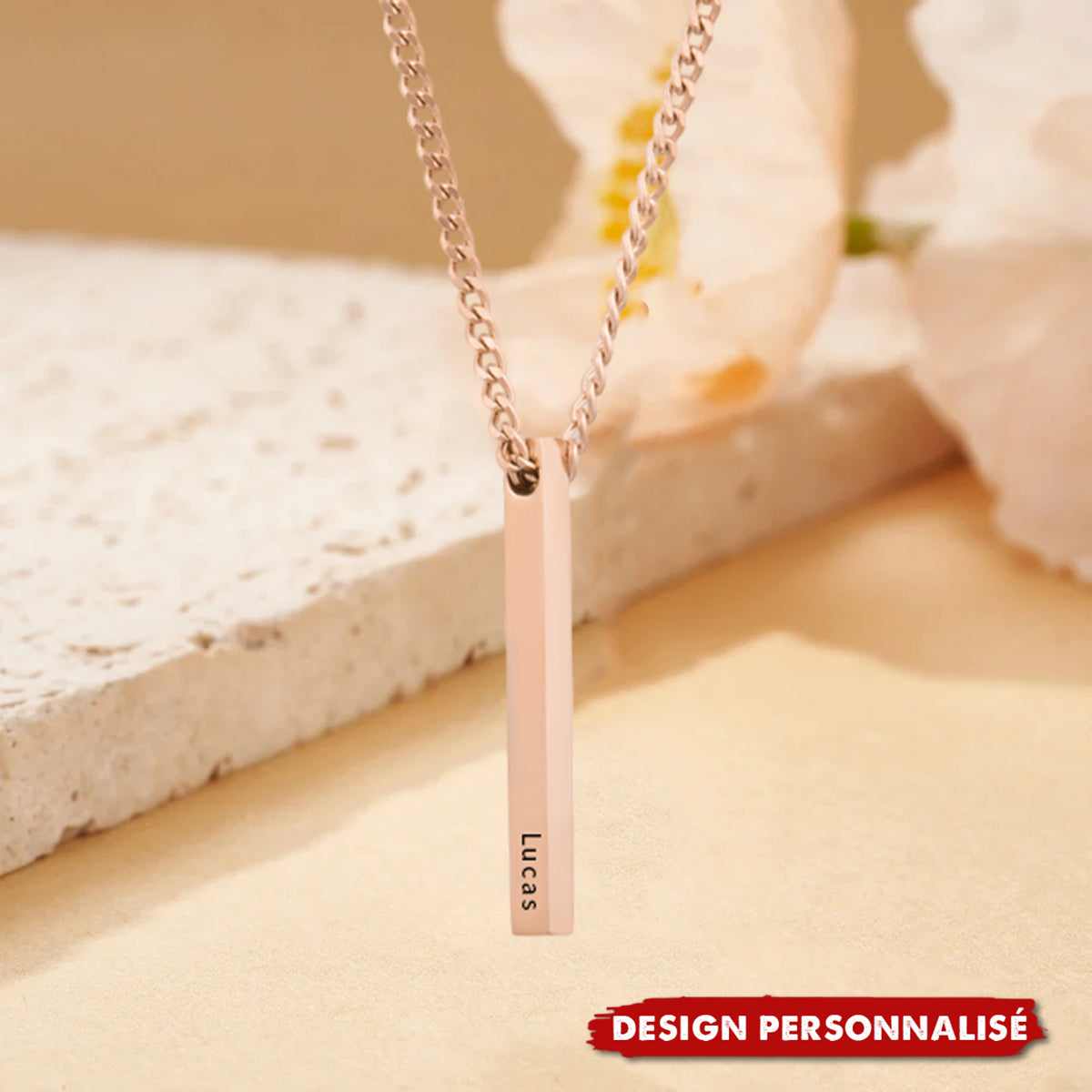 Collier avec Prénom Personnalisé – Cadeau Unique et Raffiné